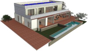 Gallery of Villa C.H BIM By Fatemeh Nouri Nasab, 3d View - TBL Course
